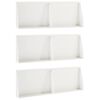 vidaXL T&aacute;mfal 6 db 60 x 12 x 50 cm Ac&eacute;l Feh&eacute;r