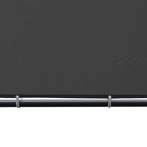 vidaXL antracitszürke pavilon ferde tetővel 400x400x270 cm 180 g/m²
