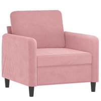 vidaXL rózsaszín bársony kanapéfotel 60 cm