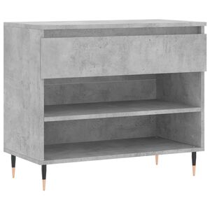 vidaXL betonsz&uuml;rke szerelt fa cipőszekr&eacute;ny 70x36x60 cm