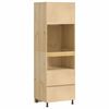 vidaXL Cabinet polcokkal SKI M&eacute;zes Barna 60 x 32 x 40 cm T&ouml;m&ouml;r fenyőfa