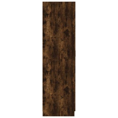vidaXL füstös tölgy színű szerelt fa ruhásszekrény 80 x 52 x 180 cm