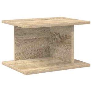 vidaXL &Eacute;jjeli asztal Sonoma t&ouml;lgy 40 x 30 x 25 cm Szerelt Fa