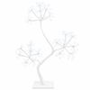 vidaXL S-alak&uacute; LED-es kar&aacute;csonyfa 2 db Feh&eacute;r 18 x 18 x 45 cm Ac&eacute;l