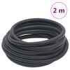 vidaXL fekete gumi &eacute;s PVC hibrid l&eacute;gt&ouml;mlő 0,6" 2 m