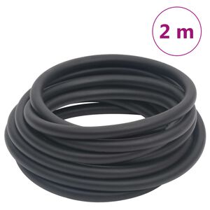vidaXL fekete gumi &eacute;s PVC hibrid l&eacute;gt&ouml;mlő 0,6" 2 m