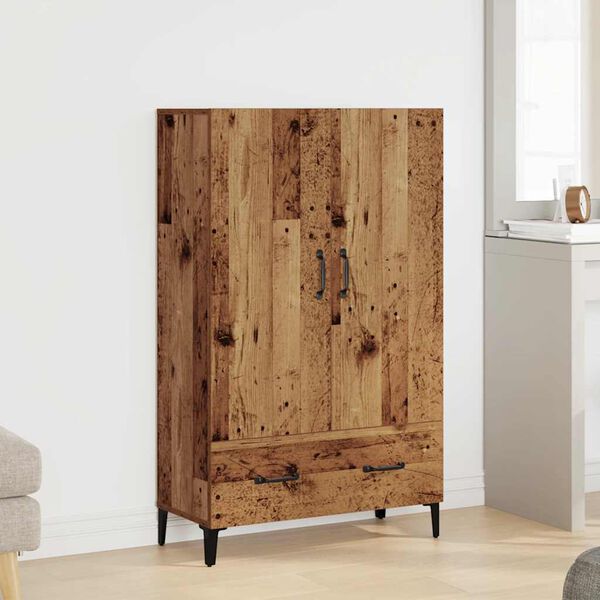 vidaXL Highboard r&eacute;gi fa 70x31x115 cm g&eacute;pes&iacute;tett fa