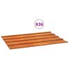 vidaXL 36 db rozsda sz&iacute;nű corten ac&eacute;l tetőpanel 60 x 44 cm