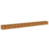 vidaXL Corten ac&eacute;l kerti magas&aacute;gy&aacute;s 580 x 50 x 36 cm