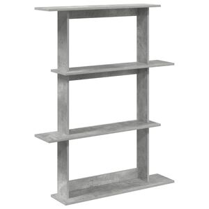vidaXL Fali Polc Egys&eacute;g Sz&uuml;rke 100 x 20 x 126 cm Szerelt Fa