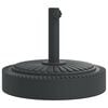 vidaXL kerek napernyőtalp r&uacute;dhoz &Oslash;38 / 48 mm 25 kg