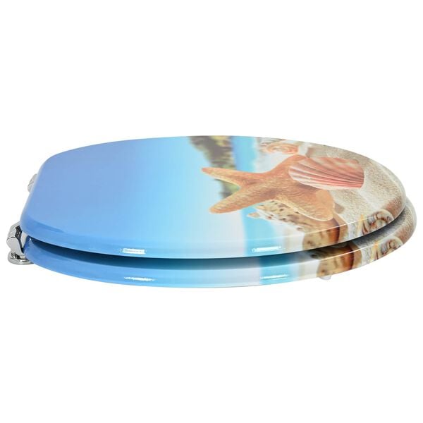 vidaXL WC &uuml;lőke Vil&aacute;gosk&eacute;k 44 x 38 cm MDF lap