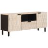vidaXL TV szekr&eacute;ny fi&oacute;kkal Feh&eacute;r mosott fel&uuml;let 105 x 33 x 46 cm