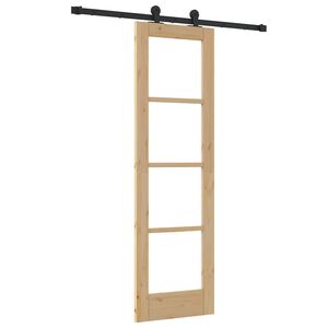 vidaXL Cs&uacute;sz&oacute; ajt&oacute; ORKDAL Term&eacute;szetes 61 x 198,5 cm