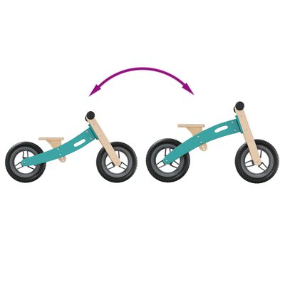 vidaXL világoskék egyensúlyozó-kerékpár gyerekeknek