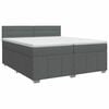 vidaXL Boxspring &aacute;gy matraccal S&ouml;t&eacute;tsz&uuml;rke 200 x 200 cm Sz&ouml;vet
