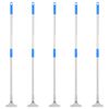 vidaXL 5 db ac&eacute;l &eacute;s műanyag felmos&oacute;ny&eacute;l 119,5 cm