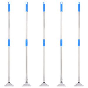 vidaXL 5 db ac&eacute;l &eacute;s műanyag felmos&oacute;ny&eacute;l 119,5 cm