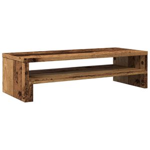 vidaXL antik fa sz&iacute;nű szerelt fa monitor&aacute;llv&aacute;ny 54 x 22 x 15 cm