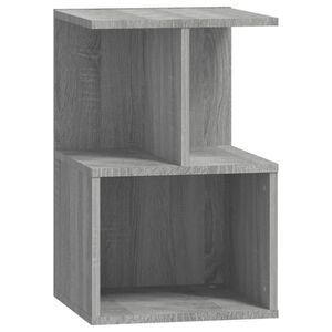 vidaXL sz&uuml;rke sonoma sz&iacute;nű szerelt fa &eacute;jjeliszekr&eacute;ny 35 x 35 x 55 cm