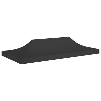 vidaXL fekete tető partisátorhoz 6 x 3 m 270 g/m²