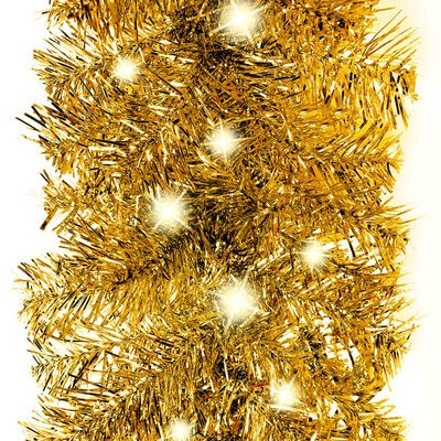 vidaXL aranyszínű LED-es karácsonyi füzér 5 m