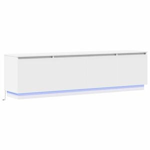 vidaXL TV szekr&eacute;ny 180 x 38 x 49 cm Feh&eacute;r Szerelt Fa