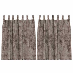 vidaXL B&aacute;rsonyf&uuml;gg&ouml;ny&ouml;k 2 db Cappuccino 140 x 140 cm B&aacute;rsony