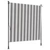 vidaXL K&uuml;lt&eacute;ri Rol&oacute;s &Aacute;rny&eacute;k Antracit &eacute;s Feh&eacute;r 100 x 270 cm