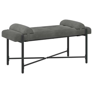vidaXL Gombos pad p&aacute;rn&aacute;kkal S&ouml;t&eacute;tsz&uuml;rke 110 x 40 x 46 cm B&aacute;rsony