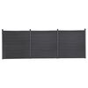 vidaXL sz&uuml;rke WPC ker&iacute;t&eacute;spanelszett 526 x 186 cm