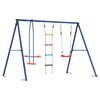 vidaXL K&uuml;lt&eacute;ri Hinta Szett Soksz&iacute;nű 263 x 185 x 185 cm Ac&eacute;l &eacute;s PE