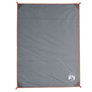 vidaXL sz&uuml;rke &eacute;s narancss&aacute;rga pikniktakar&oacute; c&ouml;vekekkel 205 x 155 cm