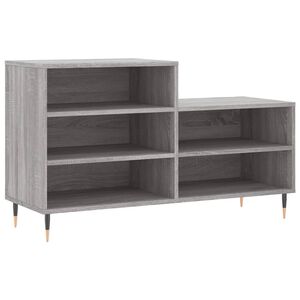 vidaXL sz&uuml;rke sonoma sz&iacute;nű szerelt fa cipősszekr&eacute;ny 102x36x60 cm