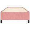 vidaXL rózsaszín bársony ágykeret 90x200 cm