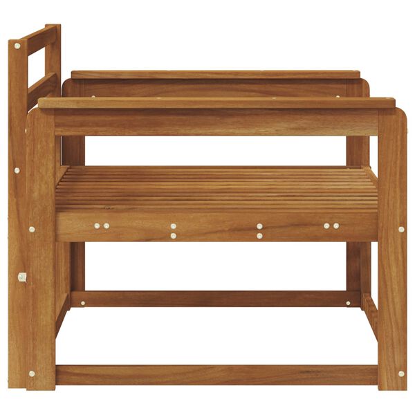 vidaXL K&uuml;lt&eacute;ri k&ouml;z&eacute;pső kanap&eacute; T&ouml;m&ouml;r Ak&aacute;cfa Term&eacute;szetes