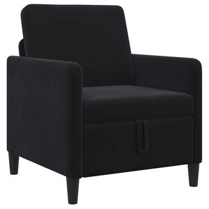 vidaXL T&aacute;rol&oacute;s Kanap&eacute; Fekete 72 x 78 x 87 cm Poli&eacute;szter