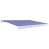 vidaXL k&eacute;k &eacute;s feh&eacute;r motoriz&aacute;lt kazett&aacute;s napellenző 350x250 cm