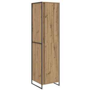 vidaXL Szekr&eacute;ny Műv&eacute;szi t&ouml;lgy 50 x 50 x 200 cm Szerelt Fa