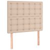 vidaXL &aacute;gykeret matrac n&eacute;lk&uuml;l cappuccino sz&iacute;nű 120x190 cm műbőr
