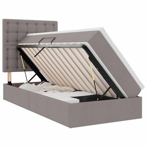 vidaXL &Aacute;gy t&aacute;rol&oacute;val &eacute;s matraccal T&oacute;psz&iacute;nű 90 x 200 cm Poli&eacute;szter