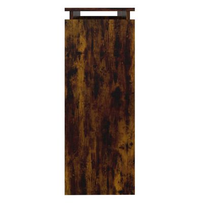 vidaXL füstös tölgyszínű szerelt fa tálalóasztal 102 x 30 x 80 cm
