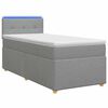 vidaXL Boxspring &aacute;gy matraccal Vil&aacute;gossz&uuml;rke 100 x 200 cm Sz&ouml;vet