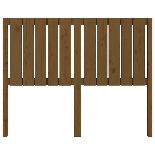 vidaXL m&eacute;zbarna t&ouml;m&ouml;r fenyőfa &aacute;gyfejt&aacute;mla 125,5x4x100 cm