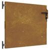 vidaXL famint&aacute;s corten ac&eacute;l kerti kapu 85x100 cm