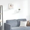 vidaXL 2 db t&ouml;lgysz&iacute;nű &eacute;s feh&eacute;r MDF lebegő fali polc 23x23,5x3,8 cm