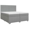 vidaXL Boxspring &aacute;gy matraccal Vil&aacute;gossz&uuml;rke 200 x 200 cm Sz&ouml;vet