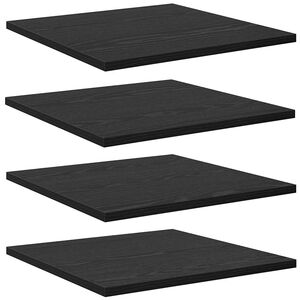 vidaXL Polcos k&ouml;nyvespolc 3 szintes 4 db 40 x 40 x 1,5 cm Szerelt Fa