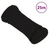 vidaXL fekete poli&eacute;szter munkak&ouml;t&eacute;l 4 mm 25 m