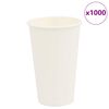vidaXL 1000 db feh&eacute;r pap&iacute;r k&aacute;v&eacute;scs&eacute;sz&eacute;k 16oz 400ml